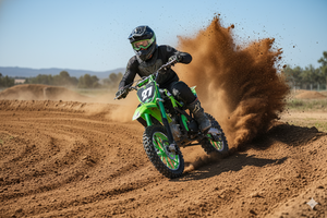 Precio Directo de Fábrica, Motocicleta Todoterreno de 49cc para Niños, Motocicleta de Gasolina de 2 Tiempos y 2 Ruedas, Motocross, 40-60km/h, Envío Gratis - Product Image 5