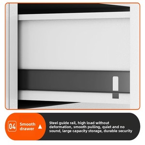 Thiết kế công nghiệp hiện đại thép tủ văn phòng Tủ lưu trữ kim loại mới với 2 cửa kính phẳng cho phòng tập thể dục hội thảo hoặc sử dụng trường học - Product Image 3