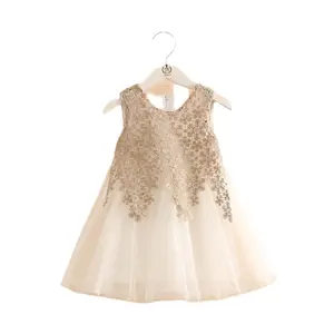 Zss516 новые модные турецкие вязаные крючком Детские вечерние платья для маленьких девочек одежда для детей
