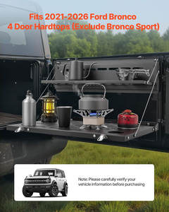 Table de hayon pliable Ambull Factory Wholesale Molle Panel pour Ford Bronco 4 portes Hardtops 2021-2026 - Product Image 2