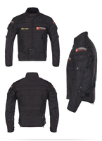 Veste de moto en coton Duhan avec broderie personnalisée, veste de course vintage pour homme, hiver