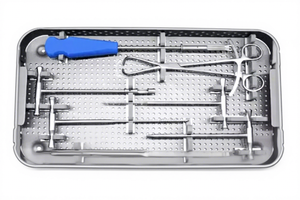 BISONS - Kit de Instrumentos Quirúrgicos Ortopédicos para Traumatismos de Fragmentos Grandes, de Acero Inoxidable, Certificado CE, Reutilizable, Garantía de 2 Años - Product Image 1