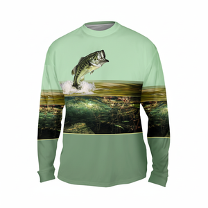 Personalizado de alta calidad Upf50 + de secado rápido Uv que absorbe la humedad de manga larga Sun Shirt Performance Fishing Shirts - Product Image 1