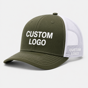 Richardson 112 Trucker Hat High Quality Custom Embroidered Logo Snapback Trucker Cap Cotton Gorras Men'S Plain Blank Mesh Hat - Product Image 5
