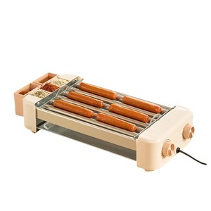 <span class=keywords><strong>Asador</strong></span> de Salchichas Eléctrico Multifuncional 3 <span class=keywords><strong>en</strong></span> 1 con Bandejas Extraíbles para Asar Salchichas y Cocinar <span class=keywords><strong>en</strong></span> Superficie Plana - Product Image 5