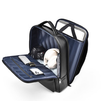 Sac à dos personnalisé en cuir véritable grande capacité pour hommes Sac de voyage pour ordinateur léger et de luxe imperméable pour les affaires