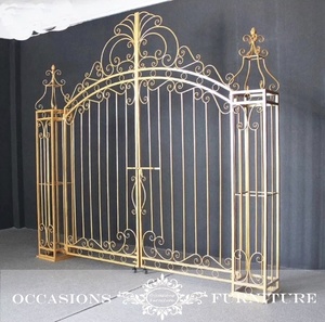 Ferro Battuto Golden Gate per Decorazioni di Matrimoni ed <span class=keywords><strong>Eventi</strong></span> - Product Image 1