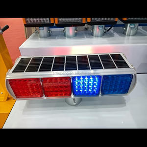 ไฟแฟลชพลังงานแสงอาทิตย์ ตัวเรือนอะลูมิเนียม ไฟ LED กำลังสูง ความเข้มสูง สะท้อนแสงแบบปริซึม  เคลือบ PVC สำหรับเตือนการจราจร กระพริบในเวลากลางคืน - Product Image 6