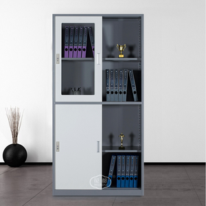 Adjustable 4-Door Steel <b>Filing</b> <b>Cabinet</b> Modern Fireproof <b>Metal</b> Storage with Drawers for Home Office or Bedroom - Product Image 4