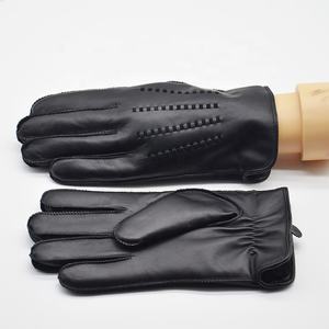 <span class=keywords><strong>Gants</strong></span> et mitaines en cuir doublés de peau de mouton <span class=keywords><strong>pour</strong></span> hommes <span class=keywords><strong>très</strong></span> épais <span class=keywords><strong>pour</strong></span> la chaleur hivernale Compatible avec l'écran tactile Utilisation quotidienne - Product Image 2