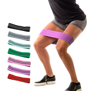 Fasce per allenatore dell'anca di resistenza del cerchio della cintura elastica colorata personalizzata all'ingrosso - Product Image 1