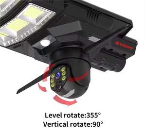 <span class=keywords><strong>Omsen</strong></span> todo en uno integrado al aire libre 300W Cámara Solar Luz de calle con 4G Cctv 300W lámpara de Monitor de iluminación para patio de vivienda - Product Image 3