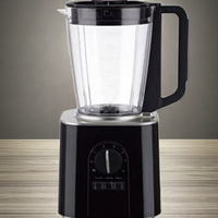 1716 Premium électrique ménage en acier inoxydable cuisine fruits mélangeur Portable bouton poussoir contrôles vitesse Variable comprend