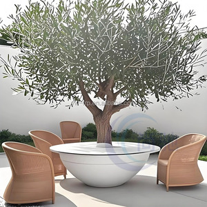 Jardinières et sièges <span class=keywords><strong>de</strong></span> loisirs sur mesure en PRV pour aménagements extérieurs, plantations d'arbres et parterres <span class=keywords><strong>de</strong></span> fleurs - Product Image 2