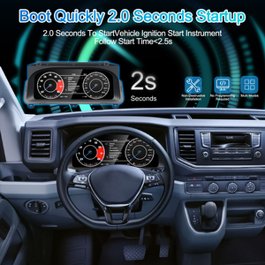 Navihua strumento LCD cabina di pilotaggio virtuale accessori interni aggiornamento sistema Linux cruscotto per <span class=keywords><strong>Volkswagen</strong></span> <span class=keywords><strong>T6</strong></span> 2015-2020 - Product Image 5