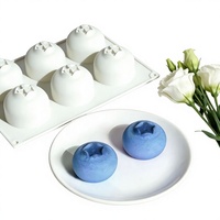 Blueberry Raspberry Fruit Cakevorm Bakgereedschap Mousse Chocolade IJs Pudding Siliconengel Rechthoekig Ovenbestendig