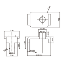 Bornes de connexion PCB en laiton étamé haute durabilité pour instruments optiques, résistantes à la corrosion et au vieillissement XLCF