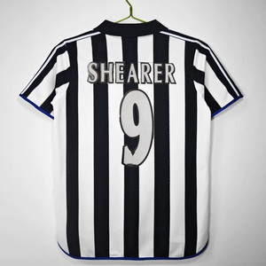 เสื้อฟุตบอลสไตล์คลาสสิคพรีเมียมแบบเรโทรโอลด์คาสเซิล สีดำขาวลายทาง ระบายอากาศได้ดี แห้งเร็ว ต้านเชื้อแบคทีเรีย เหมาะสำหรับฤดูร้อน แบบแขนสั้น - Product Image 5