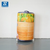 Modèle de canette gonflable personnalisé, ballon publicitaire géant en forme de canette de boisson pour la décoration d'événements commerciaux en plein air