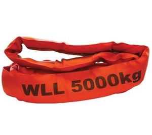 卸売工場ラウンドスリング安全5tソフトリフティングラウンドスリング - Product Image 1