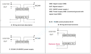 DIN Rail Precision 0-5V 0-10V Signal Generator <strong>Programmable</strong> Voltage Signal Controller Module <strong>Display</strong> Meter with <strong>MODBUS</strong> Functions - Product Image 3