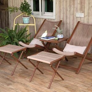 Chaise longue de jardin de haute qualité pour l'extérieur, résistante aux intempéries, imperméable, <span class=keywords><strong>en</strong></span> <span class=keywords><strong>rotin</strong></span> PE, pour balcon, terrasse - Product Image 5