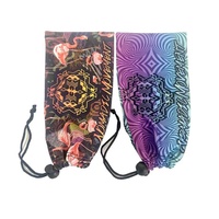 Pochette à cordon personnalisée en microfibre douce pour lunettes et téléphone avec logo imprimé 2026