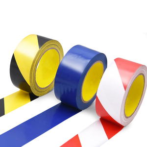 Ruban de marquage d'avertissement en PVC rayé auto-adhésif <span class=keywords><strong>rouge</strong></span> <span class=keywords><strong>et</strong></span> blanc pour danger de sol - Product Image 5