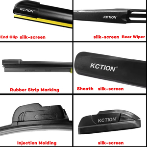 KCtion อะแดปเตอร์เหล็กที่ปัดน้ำฝน, อะไหล่รถยนต์ยางธรรมชาติชนิดกลางกรอบโลหะที่ปัดน้ำฝนล็อคด้านบนอะแดปเตอร์ที่ปัดน้ำฝนเหล็ก - Product Image 6