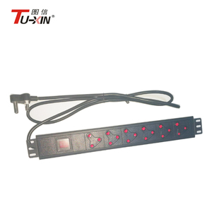 Thiết kế mới 19 inch <span class=keywords><strong>Rack</strong></span> <span class=keywords><strong>mount</strong></span> 1.5U Nam Phi tiêu chuẩn phân phối điện đơn vị với switch - Product Image 4