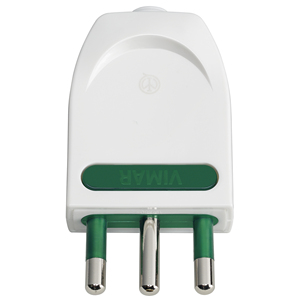 Vimar Enchufe Orientable 2P+T16A S17-SPB17 Blanco 4.8x5.8x3.8cm - Product Image 1