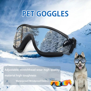 Yüksek kaliteli çevre dostu beyaz temizle RTS orta ve büyük köpekler için güneş gözlüğü kedi gözlük aksesuarları Pet gözlük mevsim için - Product Image 2