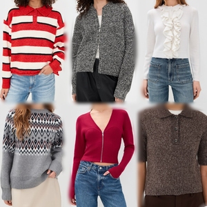 Pulls d'hiver pour femmes à prix réduit, vêtements en gros, inventaire de vêtements, styles mélangés aléatoires, approvisionnement en vrac - Product Image 5