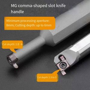 Lame à rainure profonde pour trou interne CNC, fente pour <span class=keywords><strong>petit</strong></span> trou, lame en forme de virgule, arbre, MB-05GR/07GR/09GR, <span class=keywords><strong>angle</strong></span> <span class=keywords><strong>d</strong></span>'arc - Product Image 3