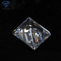 Grade 5A 3*5mm-13*18mm couleur blanche taille de princesse forme de baguette pierres précieuses en zircone cubique coupe de baguette artificielle pierres en vrac CZ