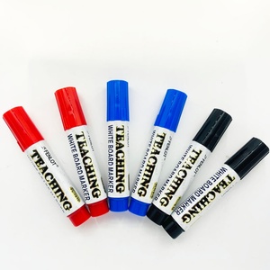 Marqueur pour tableau blanc de qualité supérieure, super luxueux, 6 pièces/boîte, facilement effaçable, rouge et noir, grande taille, pour l'enseignement - Product Image 5