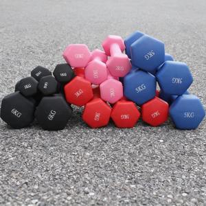 Großhandel Hochwertiges Maßgefertigtes Fitness-Equipment Gummibeschichtetes Gusseisen Tragbares Kurzhantel-<span class=keywords><strong>Set</strong></span> für Alle Altersgruppen - Product Image 1