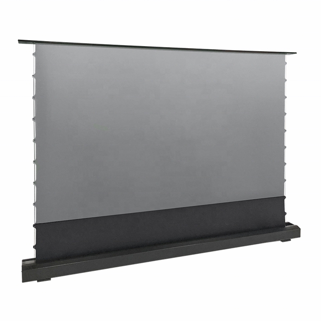 Home Theater 120 Inch UST Projection Screens Motorized Floor Rising Projector Screen 4k CLR CBSP