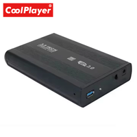 3.5 pollici USB 3.0 alluminio SATA custodia per Hard Disk Desktop HDD custodia con adattatore per 3.5 pollici SATA Hard Disk USB 3.0