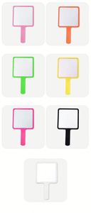 Custom Logo Large Held With Handle Hand Travel Makeup Mirror Handheld Cosmetic Portable <b>Gift</b> - Product Image 3