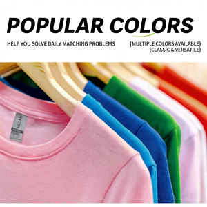 T-shirt personnalisé imprimé 100% coton/polyester |   T-shirt respirant à manches courtes coupe classique |   Confortable - Product Image 2