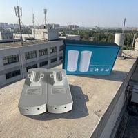 Puente WiFi para Exteriores de Largo Alcance 5KM 5.8GHz, Punto de Acceso Inalámbrico de 300Mbps, CPE TODAHIKA TH-NT03 24V PoE