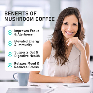 Custom Label ODM Mushroom Coffee Powder Dietary <b>Supplement</b> Promote Immune Cognetive and Support Energy Production for Adult - Product Image 5