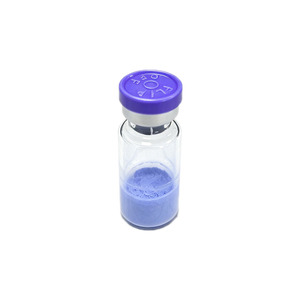 Fabricante Profesional de Grado OEM, Ingrediente Cosmético Liofilizado Azul de 50 mg para Uso en Laboratorio, Polvo de Péptido de Cobre GHK CU - Product Image 6