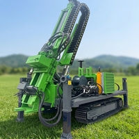 Foreuse hydraulique complète pour carottage diamanté, machine de forage de 800m à 1000m montée sur chenilles