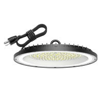 Lampe murale LED UFO pour entrepôt, super lumineuse, certifiée IP65 CE/ETL, garantie 5 ans, 200W, 6000K CCT, en stock aux États-Unis