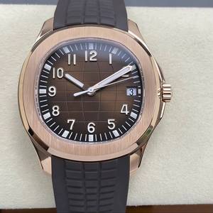 Luxury Super Quality waterproof Mechanical 40mm DDF Factory ETA 330 Movement 5167 Thickness 8.3mm PP <b>Watch</b> brown rosegold - Product Image 1