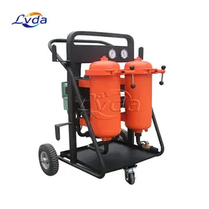 Top ranking factory use mobile high precision oil purifier cart machine