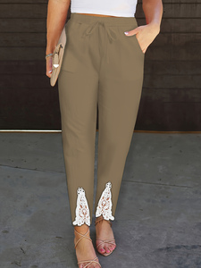 <span class=keywords><strong>Pantalones</strong></span> King Mcgreen Star Elegantes <span class=keywords><strong>de</strong></span> Cintura Alta con Cordón Ajustable, Tejido Transpirable, para Primavera y Verano - Product Image 5