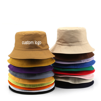 Chapeau de pêcheur en coton avec logo personnalisé Chapeau seau avec logo personnalisé de nombreux chapeaux de couleur en stock